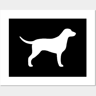 Curly Coated Retriever Silhouette Posters and Art